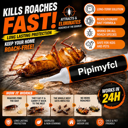 💥2026 Upgraded Formula Professional Cockroach Gel Bait – Eliminates Entire Nest