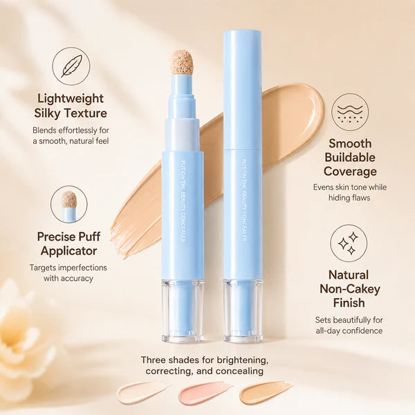 Dual-Effect Concealer & Powder Foundation✨