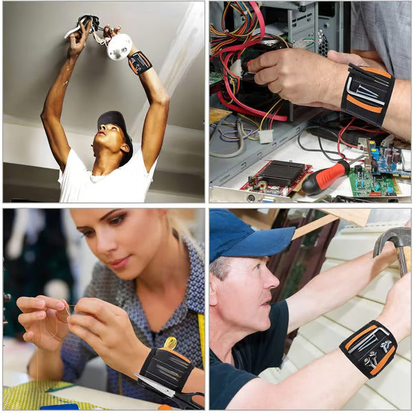 🔥Hot Sale⚡ Magnetic Wrist Tool Holder | Free Up Your Hands & Cut Project Time