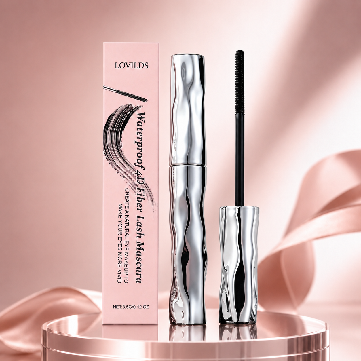 🔥LAST DAY 60% OFF LOVILDS 360° Adjustable Rotating Waterproof 4D Fiber Lash Mascara