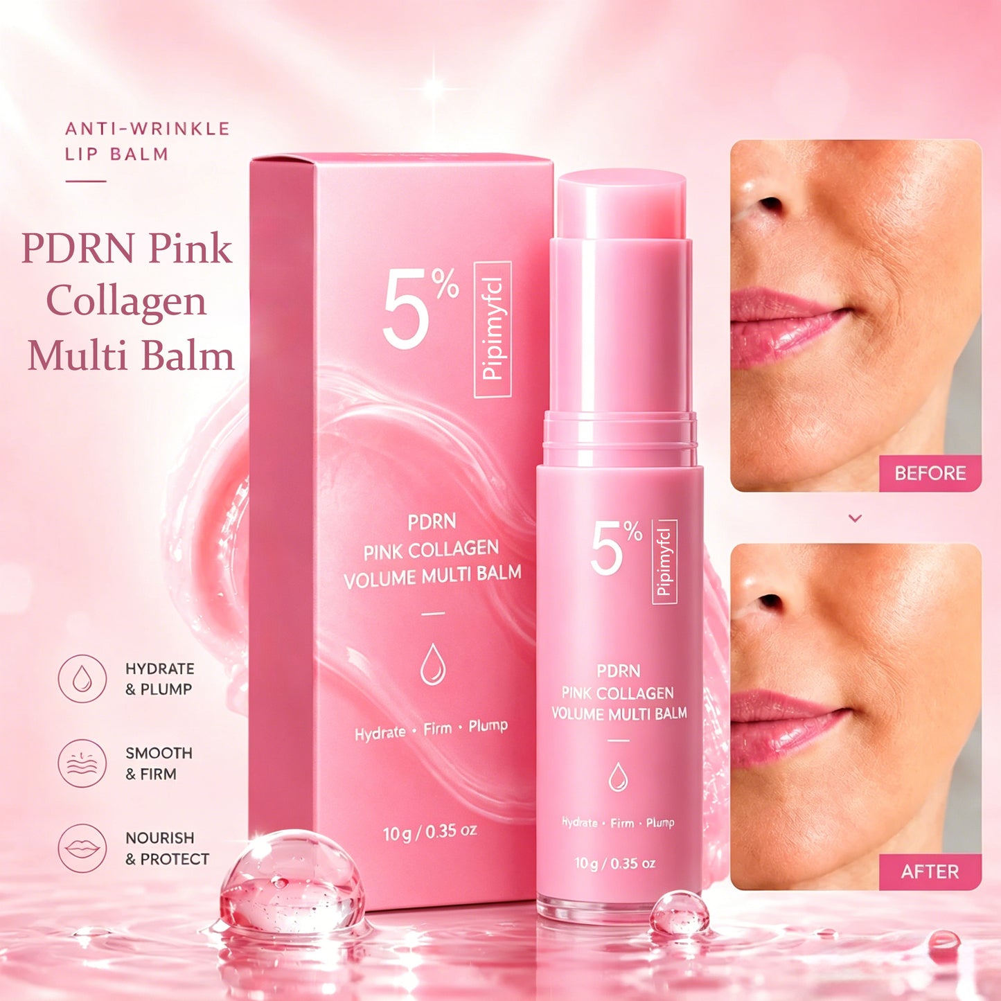 🔥LAST DAY 60% OFF 2026 Pro PIPIMYFCL Korean Pink Collagen Multi Balm