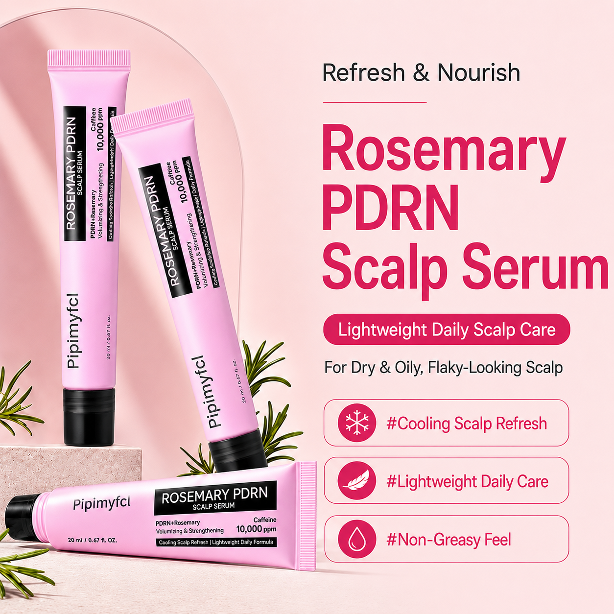 Pipimyfcl Botanical Scalp Renewal Serum