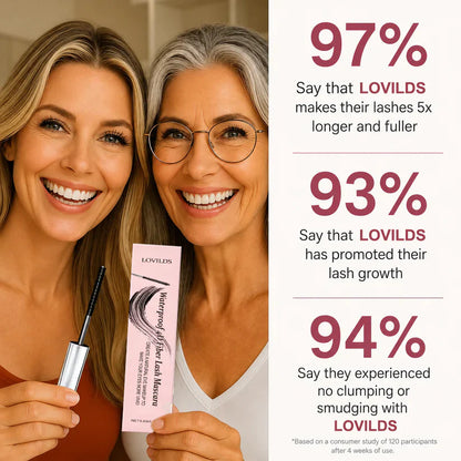 🔥LAST DAY 60% OFF LOVILDS 360° Adjustable Rotating Waterproof 4D Fiber Lash Mascara