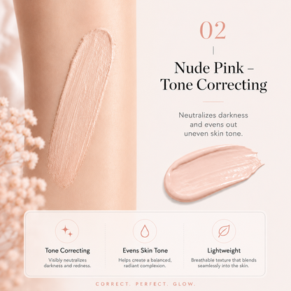 Dual-Effect Concealer & Powder Foundation✨