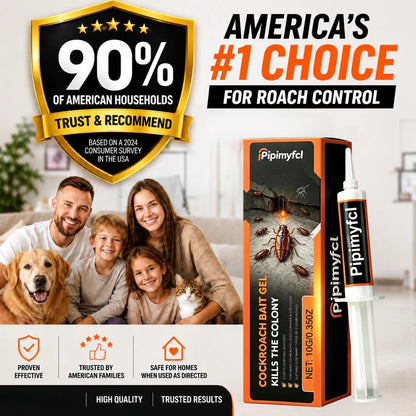 💥2026 Upgraded Formula Professional Cockroach Gel Bait – Eliminates Entire Nest